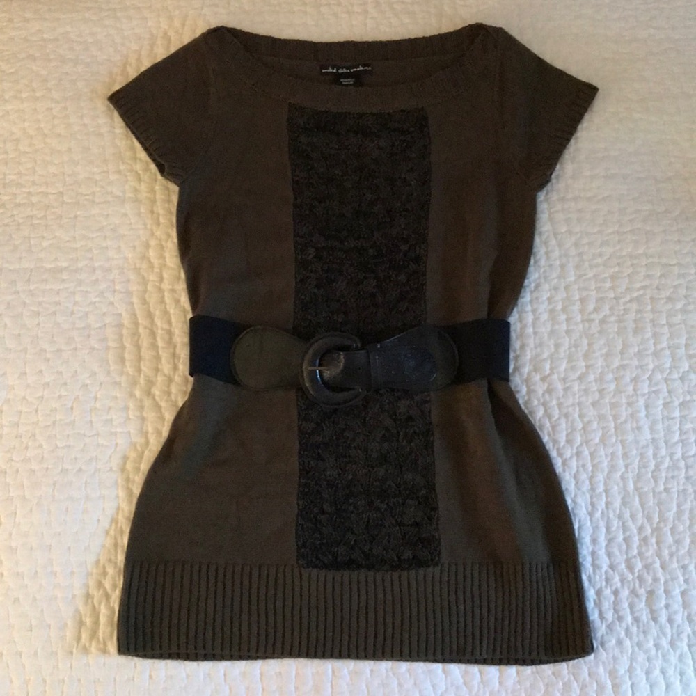 United States Sweaters - Brown With Belt